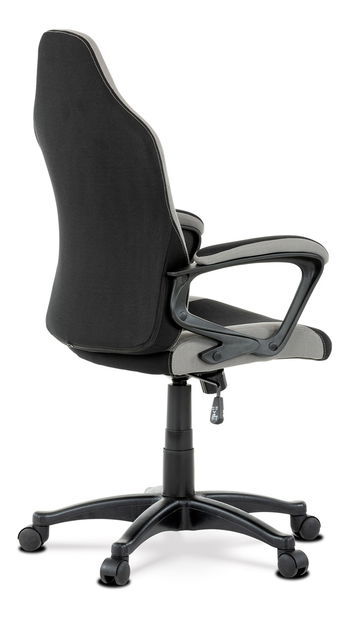 Kancelářská/herní židle Leira-L611-PINK (černá + šedá + růžová)