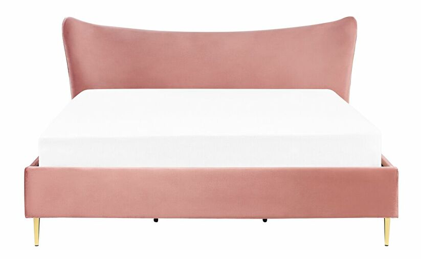 Manželská postel 180 cm Chaza (růžová)