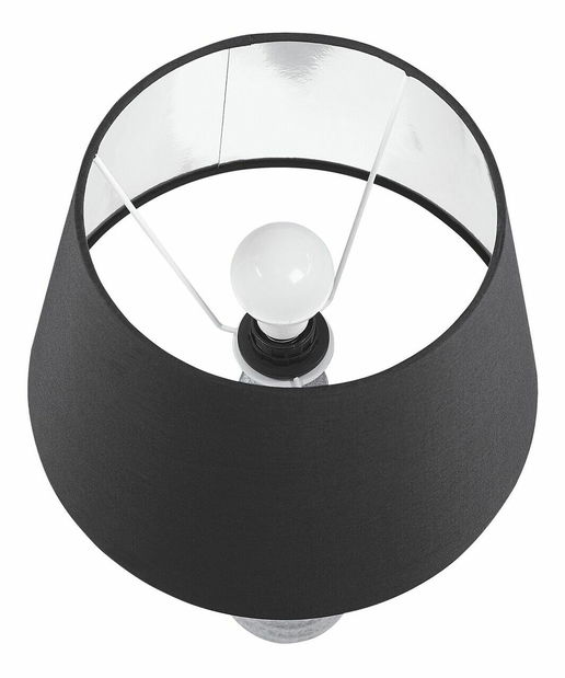 Stolní lampa Vilnius (stříbrná)