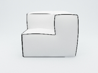 Sedací vak Zipp Sofa (bílá)