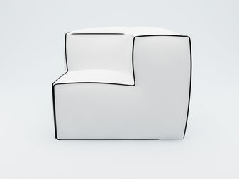 Sedací vak Zipp Sofa (bílá)