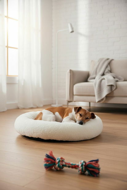 Pelíšek pro domácí zvíře Pugga XL (krémová)