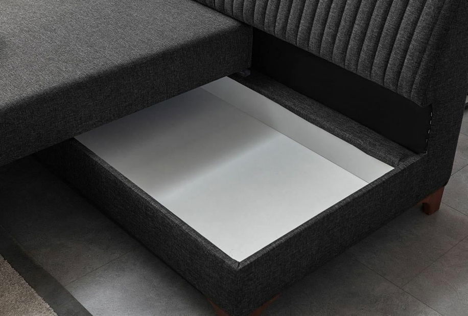 Rohová sedačka Tlofa (šedá) (L)