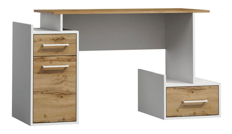 PC stolek Babara (dub wotan + bílá)