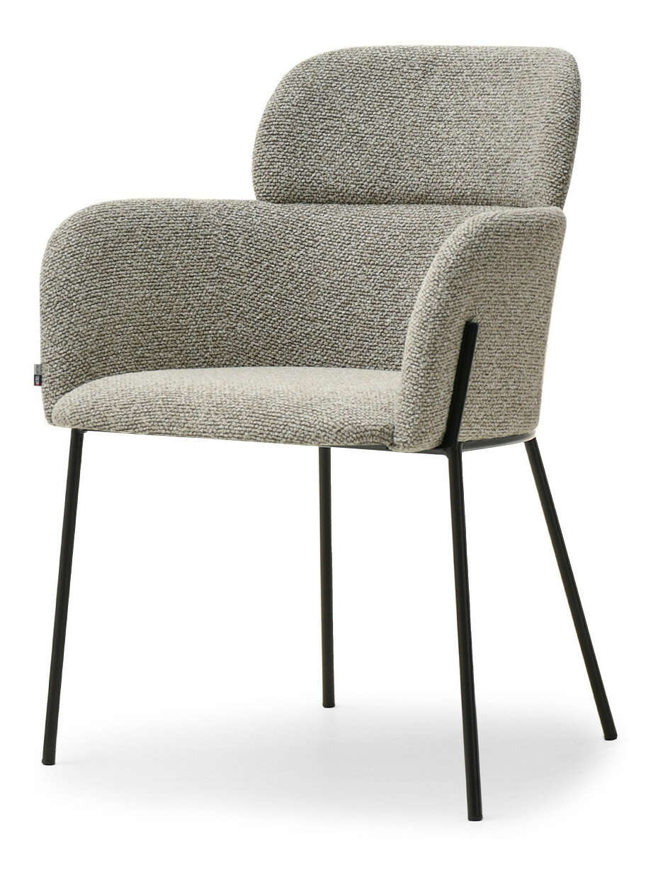 Jídelní židle Bastante (béžová + černá)