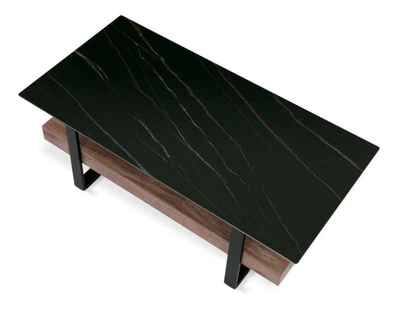 Konferenční stolek Aneja (mramor černý)