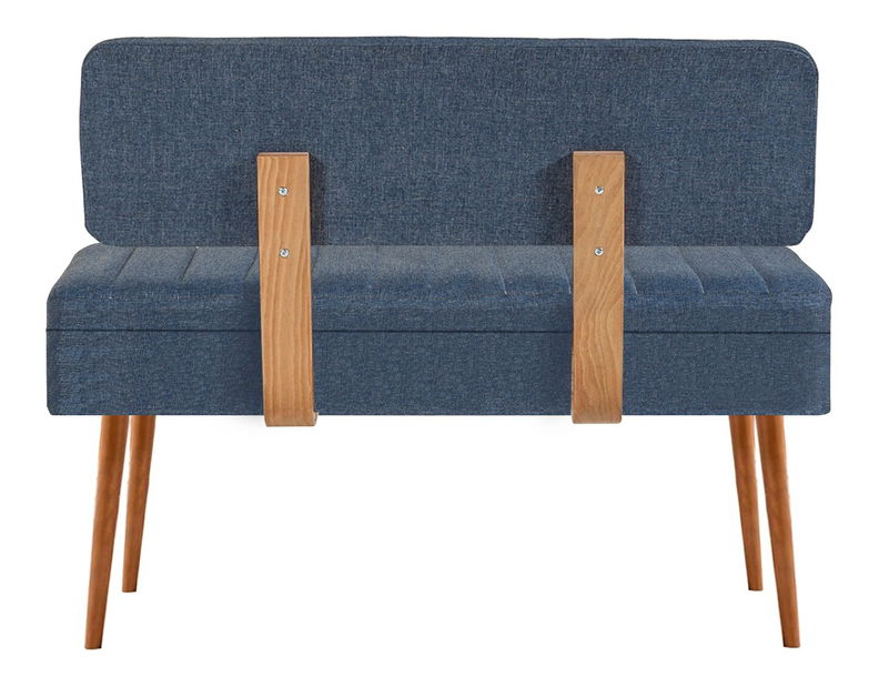 Jídelní set Vlasta 2 (borovice antlantic + tmavě modrá) (pro 6 osob)