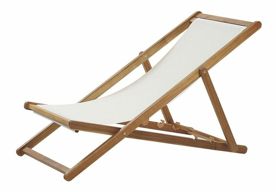 Zahradní lehátko ANIZO (dřevo) (světlohnědá)