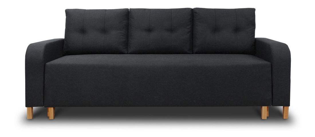 Pohovka třísedačka Abyss (tmavě šedá)