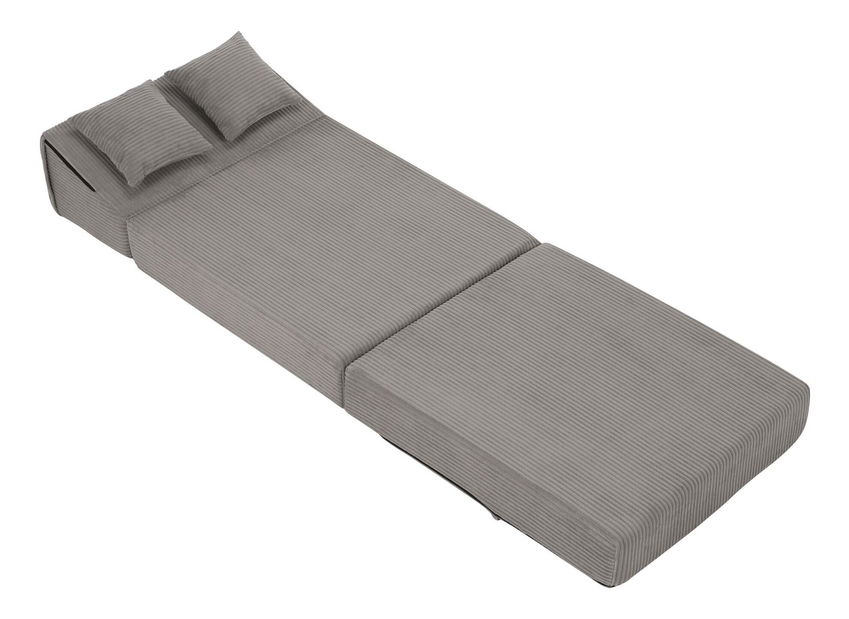 Rozkládací křeslo Plantearan (šedá)