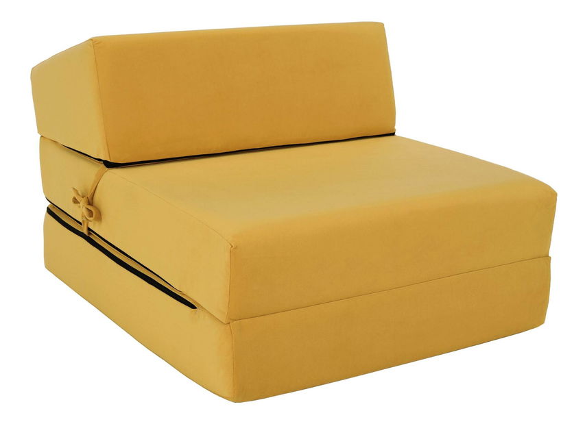 Rozkládací křeslo Plantearan (žlutá)