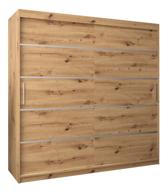 Šatní skříň 200 cm Verika 1 200 (dub artisan)