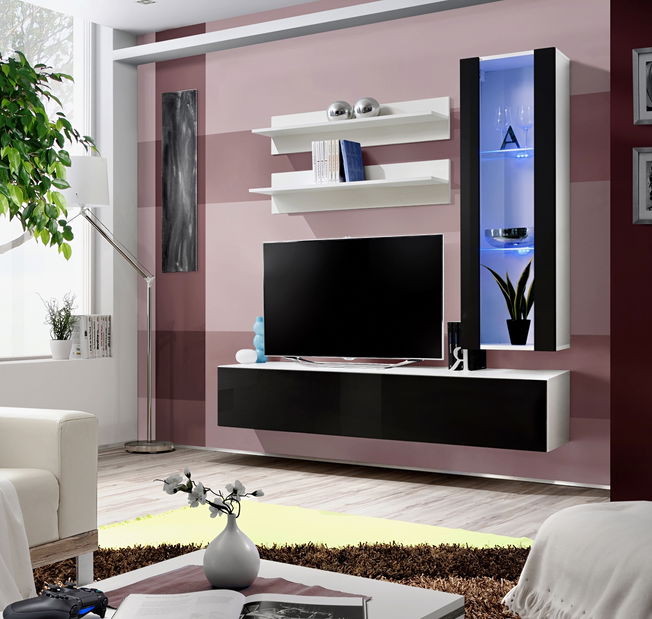 Obývací stěna Ferryhill 23 WS FY H2 (s osvětlením)