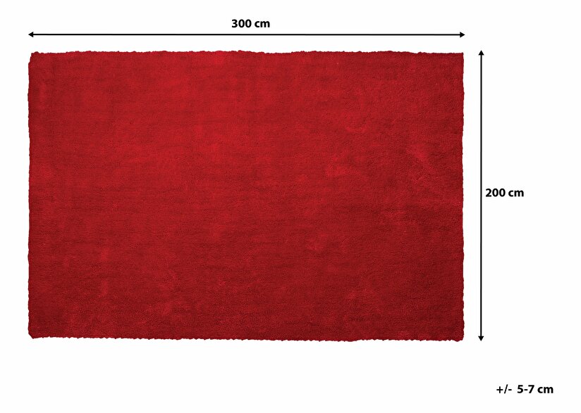 Koberec 300 cm Damte (červená)