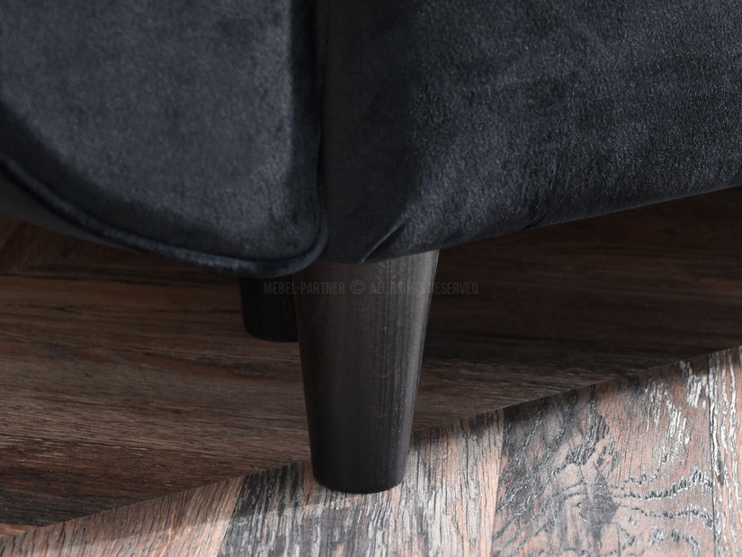 Pohovka dvousedačka Bacteria (černá)