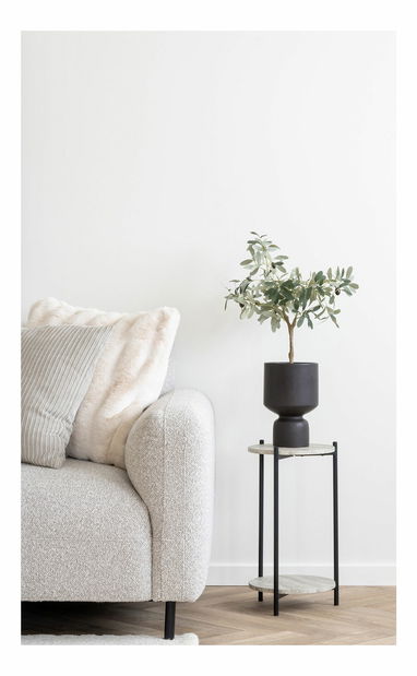 Rohová sedací souprava (L) Sandalina (světle šedá)