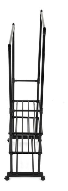 Věšák na kolečkách Ganaban (černá)