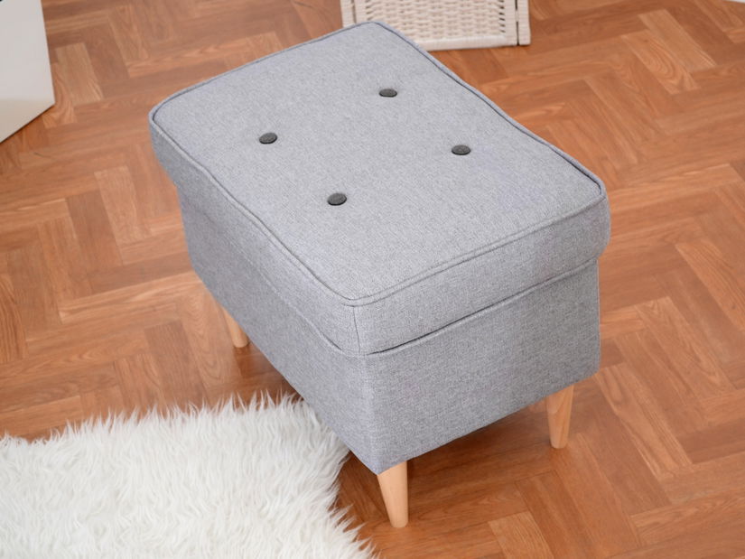 Taburetka Muriera (medová + ořech)