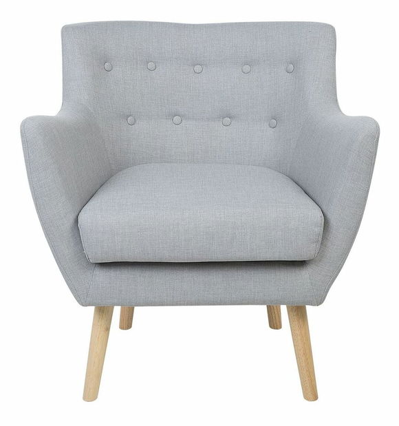 Křeslo Damian (světle šedá)