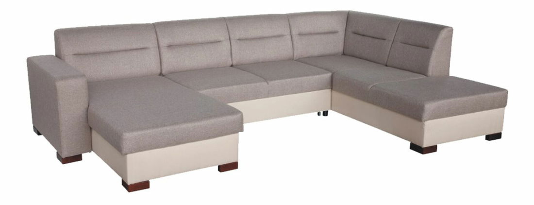 Rohová sedací souprava Enzo XL šenil béžový (P)