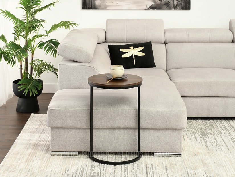 Konferenční stolek Corden (ořech + černá)