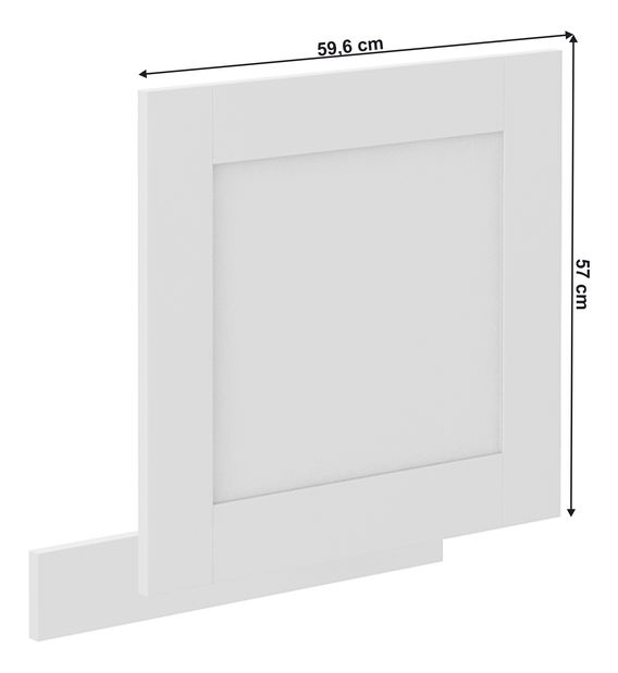 Dvířka na myčku nádobí Lesana 1 (bílá) ZM 570x596 