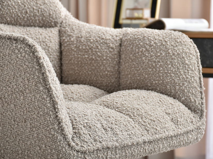 Křeslo Island (béžová + chromová)