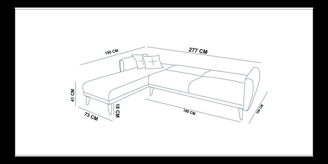 Rohová sedací souprava Alhambra (P) (krémová)