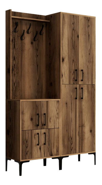 Předsíňová stěna Betina BA 204 (ořech)