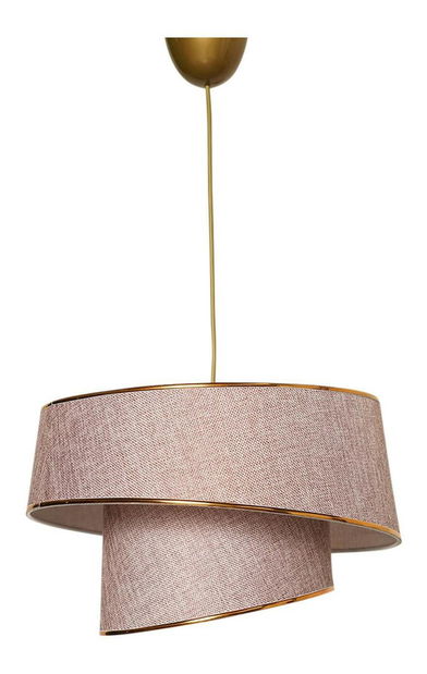 Stropní svítidlo Luxedanto 1 (růžová + zlatá)