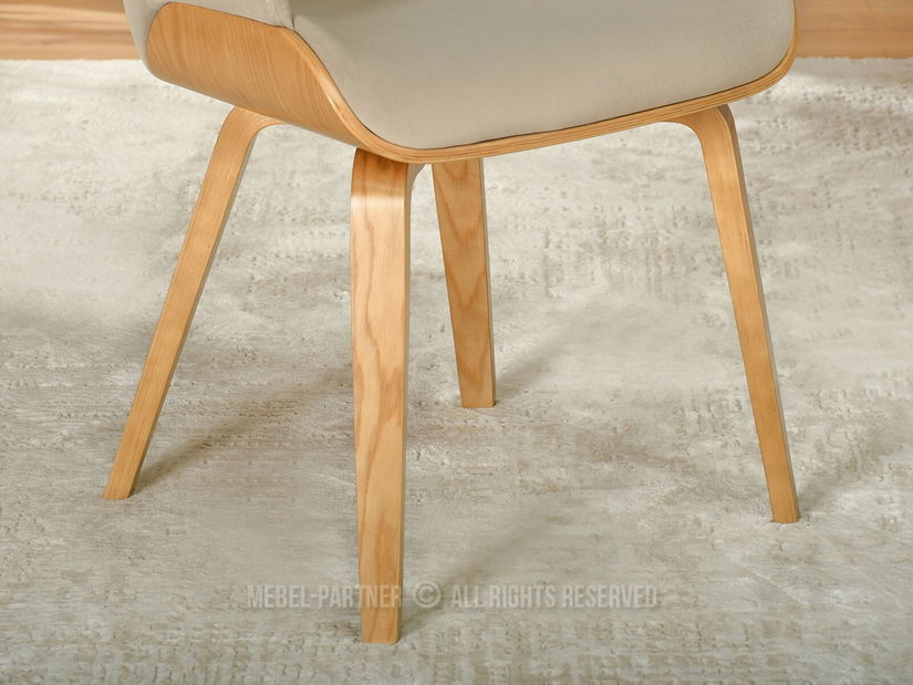 Židle Sorien K (béžová + dub)