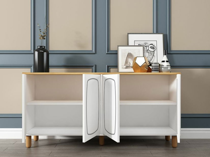 Skříňka Rava (bílá)