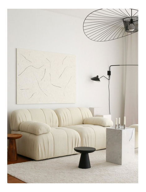 Pohovka dvousedačka Solorazzo 2 (bílá)