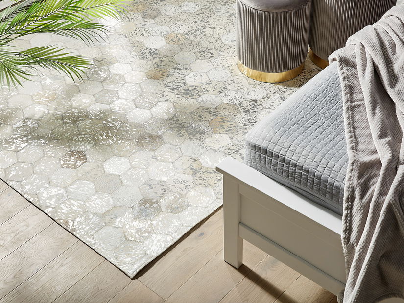 Koberec 160x230 cm BAKY (stříbrná)