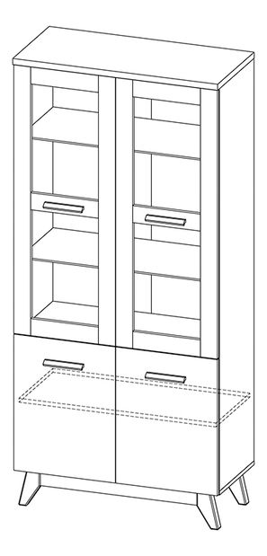 Vitrína Sverdon SV3