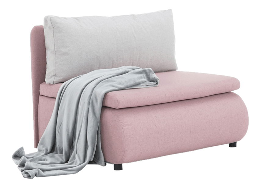 Křeslo Kotu New (ružová + světlešedá)