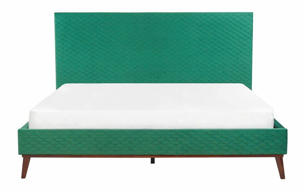 Manželská postel 180 cm Betuel (zelená) (s roštem)