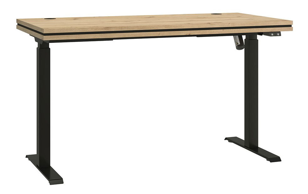 Pc stolek Noralan I (dub artisan + černá)
