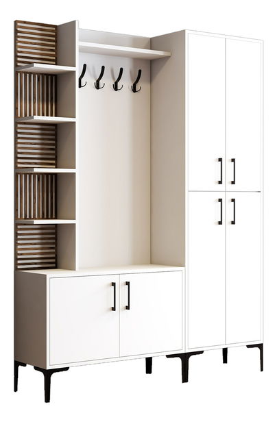 Předsíňová stěna Valery 5 (Bílá)