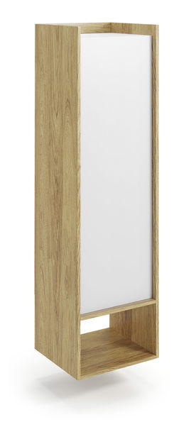 Regál Mozelle 1D3 (hikor + bílá)