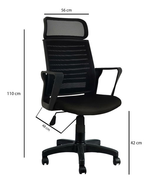 Kancelářské křeslo Libepi 2 (černá)