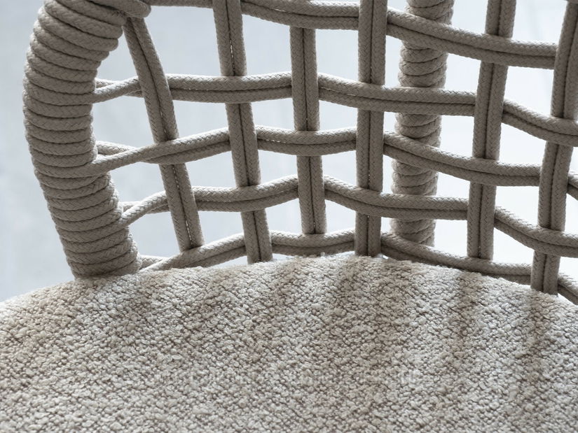 Barová židle Moan (béžová + černá)