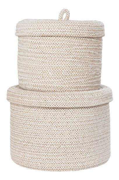 Set 2 ks košíků Stadelia (béžová)