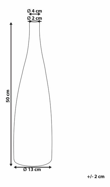 Váza Sadalmelik (oranžová)