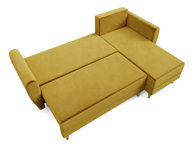 Rohová sedací souprava Palermo (medová) (P)