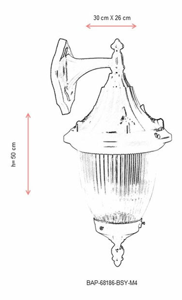 Venkovní nástěnné svítidlo Duane (černá)