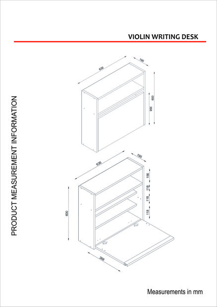 Nástěnný rozkládací stůl (pro 2 osoby) Vira (Bílá)