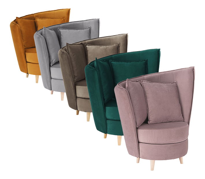 Křeslo Rander (hnědá)