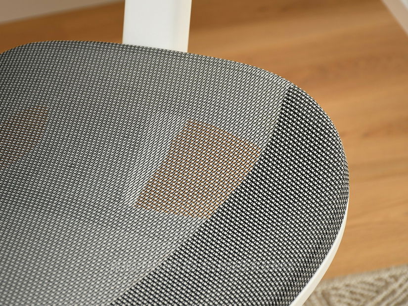 Kancelářské křeslo Ikergen (šedá + bílá)