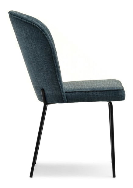 Jídelní židle Obrar (šedá + zlatá)